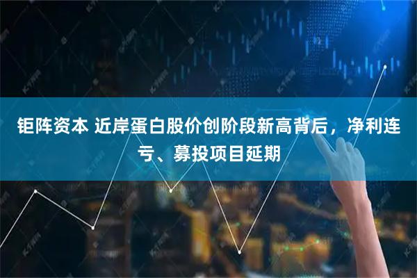 钜阵资本 近岸蛋白股价创阶段新高背后，净利连亏、募投项目延期